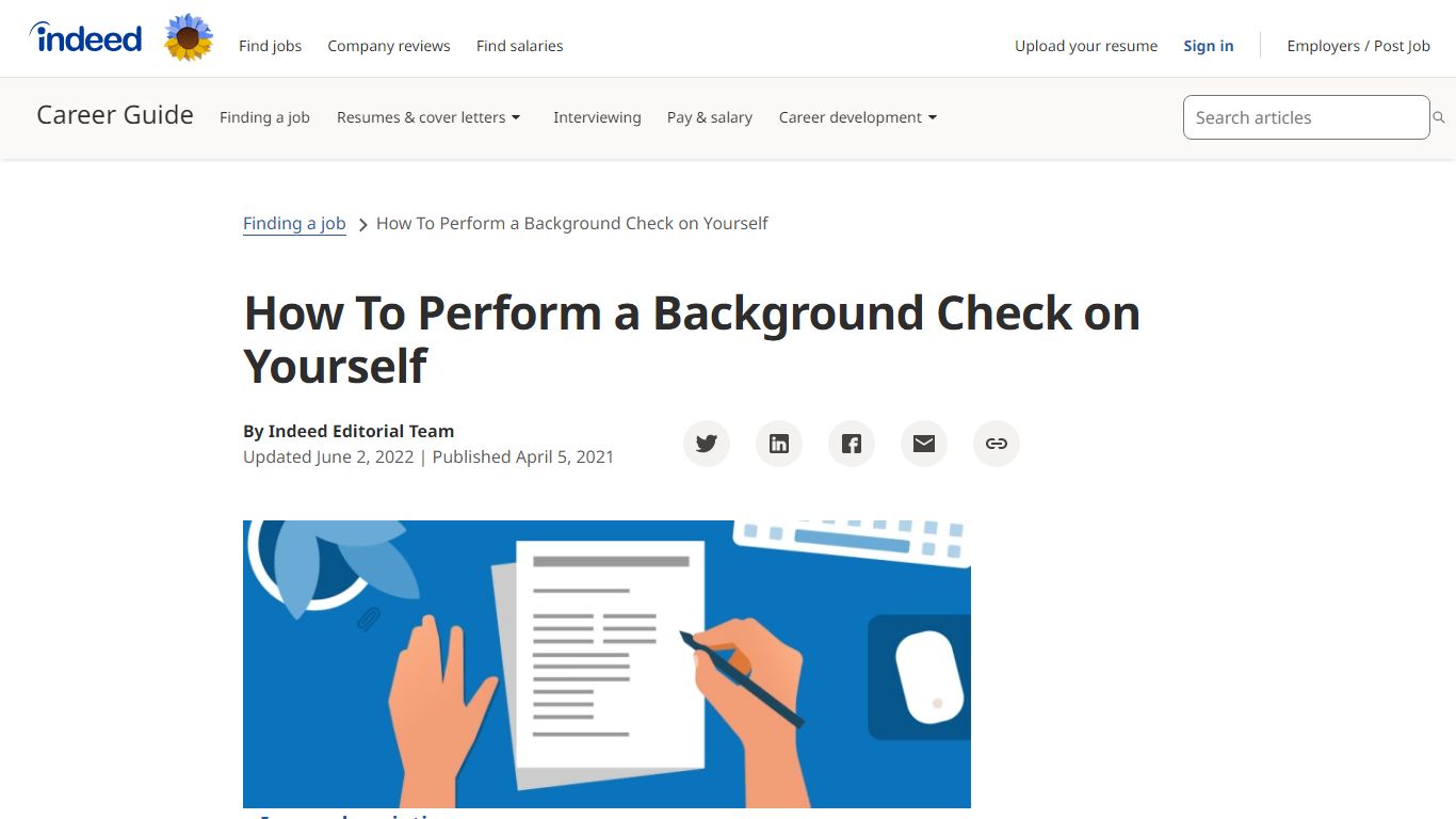 How To Perform a Background Check on Yourself | Indeed.com